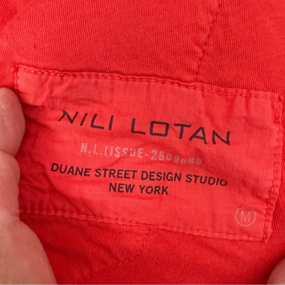 Revolve x NILI LOTAN Nolan Pant in Sunfaded Red size Medium - Picture 15 of 17